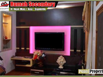 rumah second mewah hdr dgn type 163/310 bonus rmh petak jln asyakirin/merak