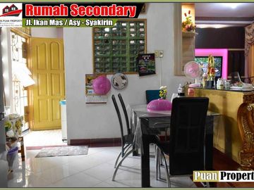 rumah second mewah hdr dgn type 163/310 bonus rmh petak jln asyakirin/merak