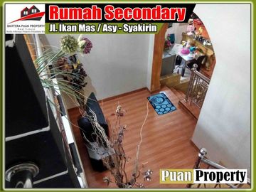 rumah second mewah hdr dgn type 163/310 bonus rmh petak jln asyakirin/merak