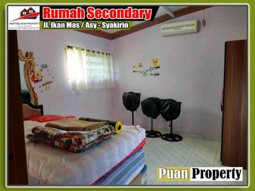 rumah second mewah hdr dgn type 163/310 bonus rmh petak jln asyakirin/merak
