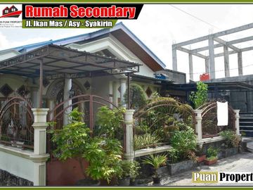 rumah second mewah hdr dgn type 163/310 bonus rmh petak jln asyakirin/merak