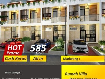 Cluster mewah ala villa sejuk mainroad Cisarua Kolmas dkt LEMBANG