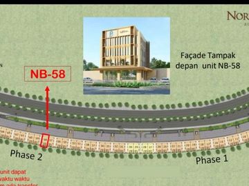 Rukan Mewah dan ekslusif NORTH POINT Navapark BSD hadap jalan