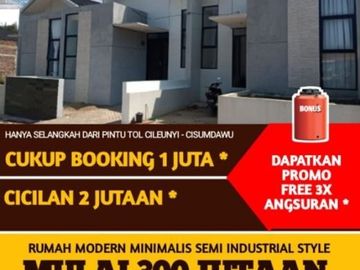 Rumah baru harga murah dpnya ringan