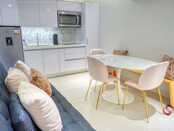 Departamento, amenidades con vista al mar, alberca, jacuzzi, gimnasio
