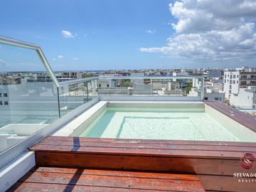 Departamento, amenidades con vista al mar, alberca, jacuzzi, gimnasio