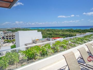Departamento, amenidades con vista al mar, alberca, jacuzzi, gimnasio