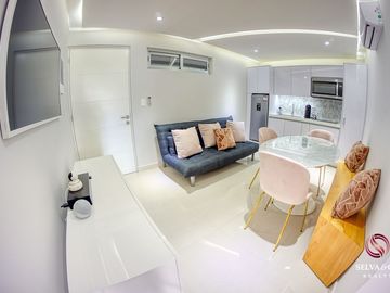Departamento, amenidades con vista al mar, alberca, jacuzzi, gimnasio