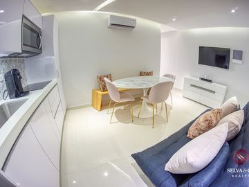 Departamento, amenidades con vista al mar, alberca, jacuzzi, gimnasio