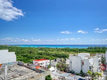 Departamento, amenidades con vista al mar, alberca, jacuzzi, gimnasio