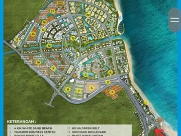 BEST PRICE!! Kavling Residential Palm Spring PIK 2 525m2, POSISI BAGUS!!