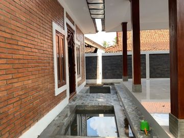RUMAH JOGLO KAYU DIJUAL MURAH FURNISHED 1,5 M DI PRAMBANAN