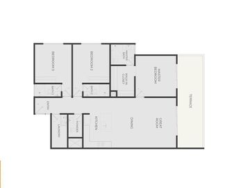 Condominio con vista al mar y la montaña en venta, en Corredor Turistico