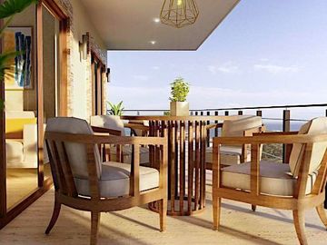 Condominio con vista al mar y la montaña en venta, en Corredor Turistico