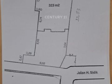 Rumah Tua Hitung Tanah Di Karet Kuningan Jakarta Selatan LT 323m