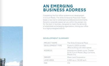 Office Space for Sale in Circuit Makati, Carmona near Makati CBD, Sta.ana, Ayala ave.