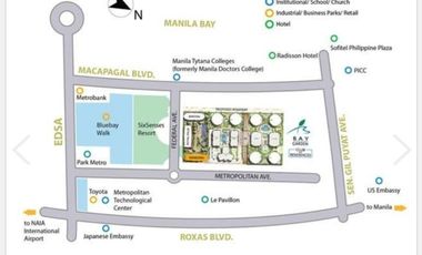 Executive 1 Bedroom in Bay Garden in Pasay Near Moa