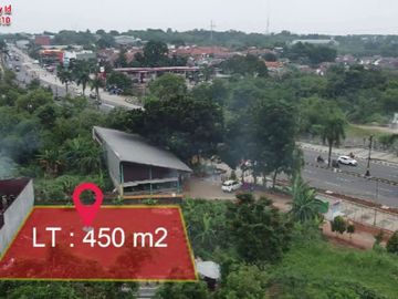 Dijual Lahan Commercial Cijujung Sukaraja Bogor - Rp 8 Jt/m2 | Lt : 450 m2