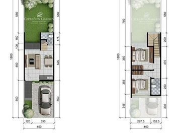 Rumah BukitSari Citrasun Garden Type AKIHIRO 2 Lantai