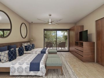 Departamento en venta Costa Caribe, Aldea Zamá Tulum