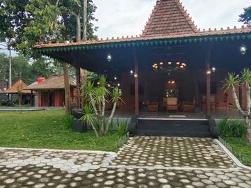 Rumah Joglo Etnik Jawa Mewah Kolam Renang di Turi Sleman