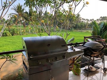 Villa for sale with rice field view near Kedungu Beach Bali
