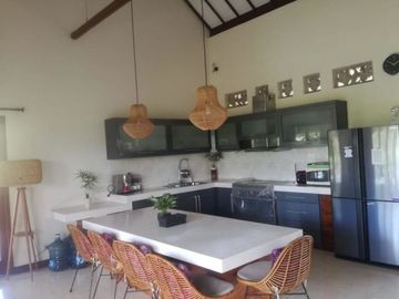Villa for sale with rice field view near Kedungu Beach Bali