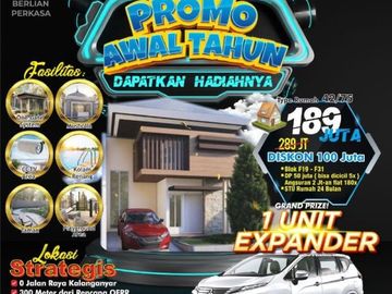 ONSALE! DIAMOND CITY JUANDA 1, Rumah Murah Nikmati Promo di Bulan ini