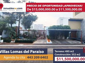 CASA EN VENTA EN VILLAS LOMAS DEL PARAISO, MORELIA