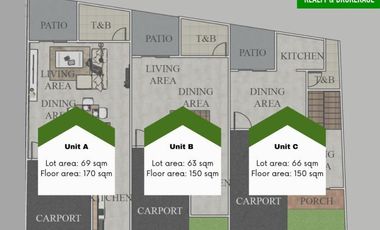 3-Storey Townhouse in Cebu City, Cloverdale Seaview