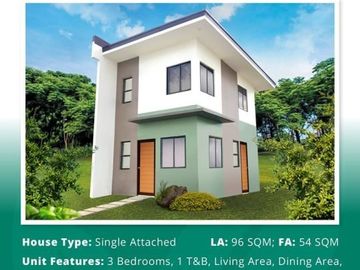 7.5K Only to RESERVE!!! AFFORDABLE 3BR SINGLE ATTACHED!!