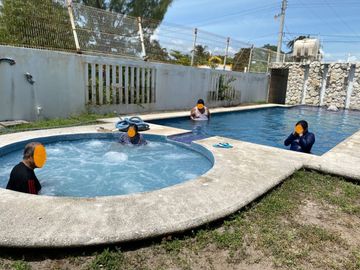 CASA DE DESCANSO EN VENTA, ALBERCA, TIPO HACIENDA. ISLA AGUADA, CARMEN, CAMP.
