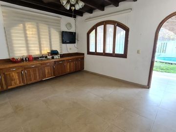 CASA DE DESCANSO EN VENTA, ALBERCA, TIPO HACIENDA. ISLA AGUADA, CARMEN, CAMP.