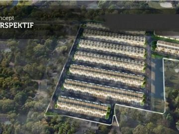 Rumah cluster 2 lantai dekat stasiun cikarang kota