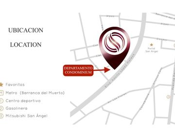 Departamento con balcón techo alto, con amenidades: cine, alberca con carril de