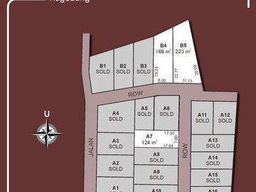 Tanah Dekat Samsat Mungkid; SHM, Siap AJB
