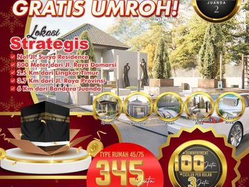 Paling Elegan, Call 08213993---- Perumahan Sidoarjo Murah 345 Juta Diamond Village Juanda 2