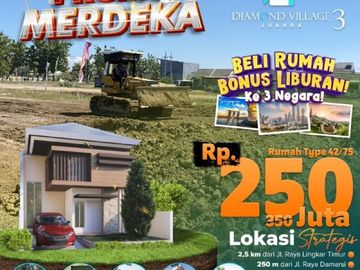 Rumah di Dekat Sidoarjo Kota , Diamond Village Juanda 3