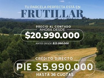 Parcelas crédito directo en Frutillar región de Los Lagos