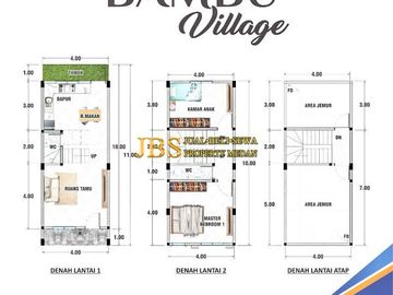 COMING SOON NOVEMBER 2022 BAMBU VILLAGE Jalan Bambu VI - Sutomo Ujung - Karantina