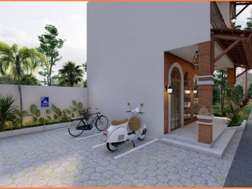 Rumah Usaha Dengan Konsep 2 Lantai Khas Rumah Jawa