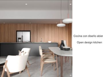 Departamento con ventanas de piso a techo, con lobby, sala de juntas y centro de