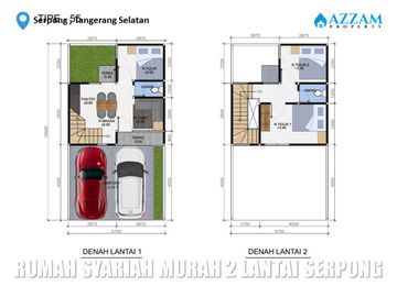 RUMAH 2 LANTAI MURAH DI SERPONG TANGERANG SELATAN