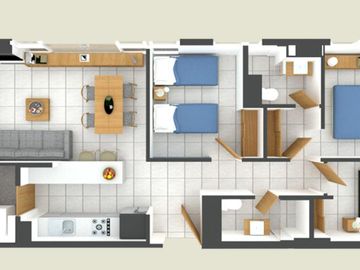Departamentos en Venta en Santa Catarina
