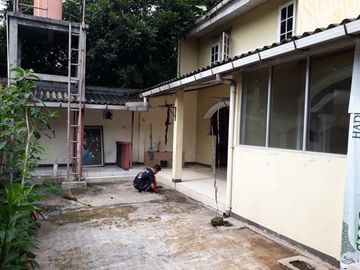 Rumah second tanah luas siap huni Kampung Sawah Jati Warna Pondok Melati Bekasi