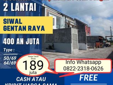 Rumah 2 Lantai Gentan Rumah Siap Huni Gentan Rumah Ready Gentan Solo
