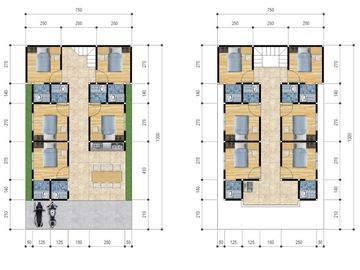 KOS MURAH, 11 KAMAR, FULL FURNISHED, DEKAT BERBAGAI KAMPUS DI MERJOSARI, MALANG