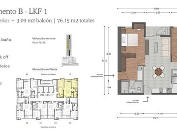 Departamento Preventa en Centro de Monterrey