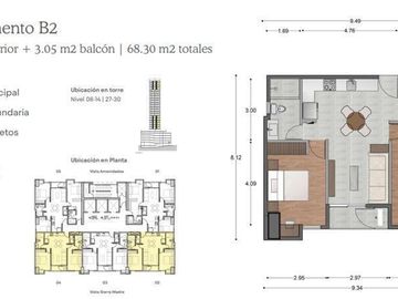 Departamento Preventa en Centro de Monterrey