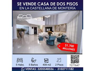 SE VENDE CASA DE DOS PISOS EN LA CASTELLANA DE MONTERA